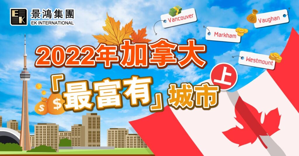 2022年加拿大「最富有」城市（上）